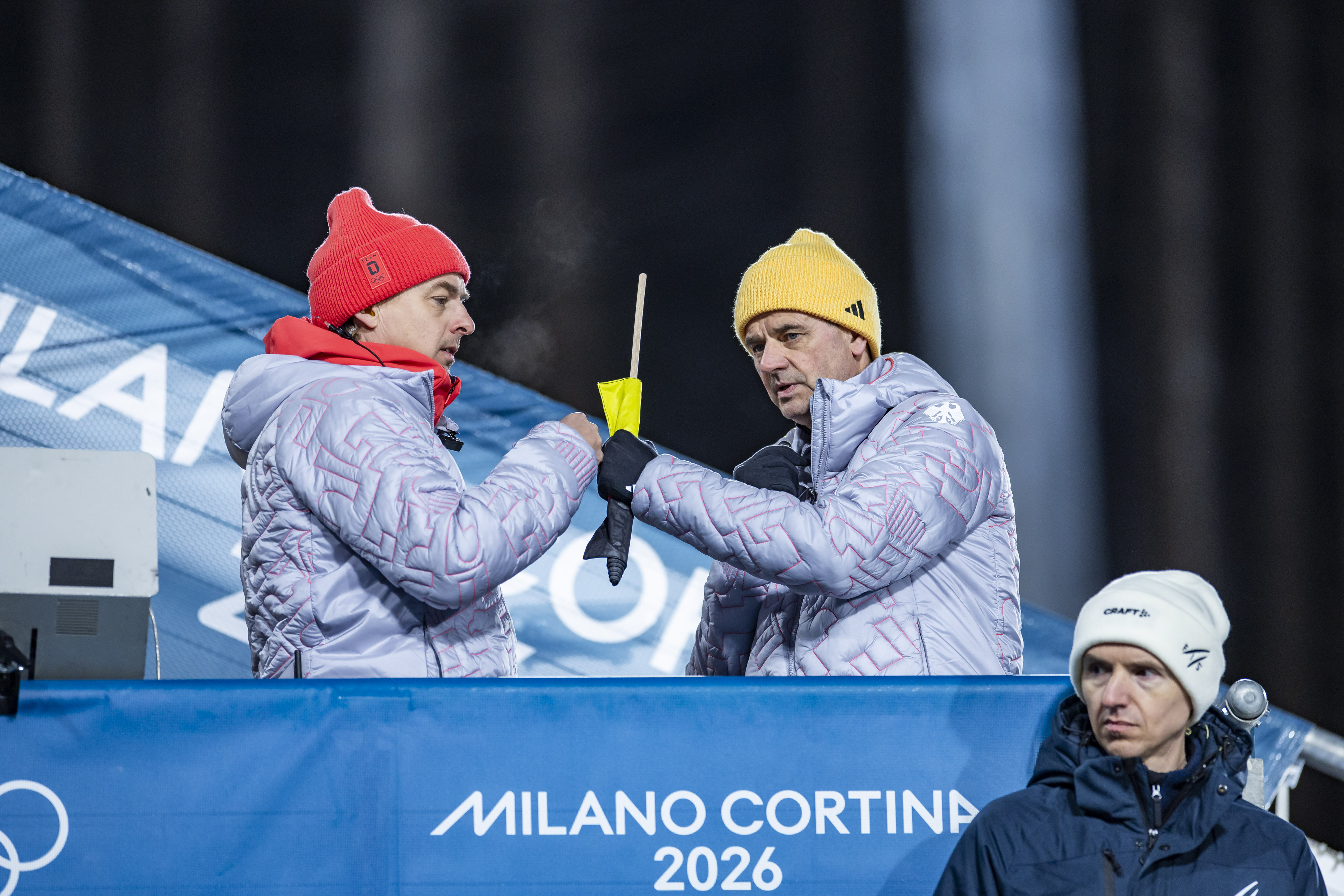 Andreas Mitter (links) und Stefan Horngacher