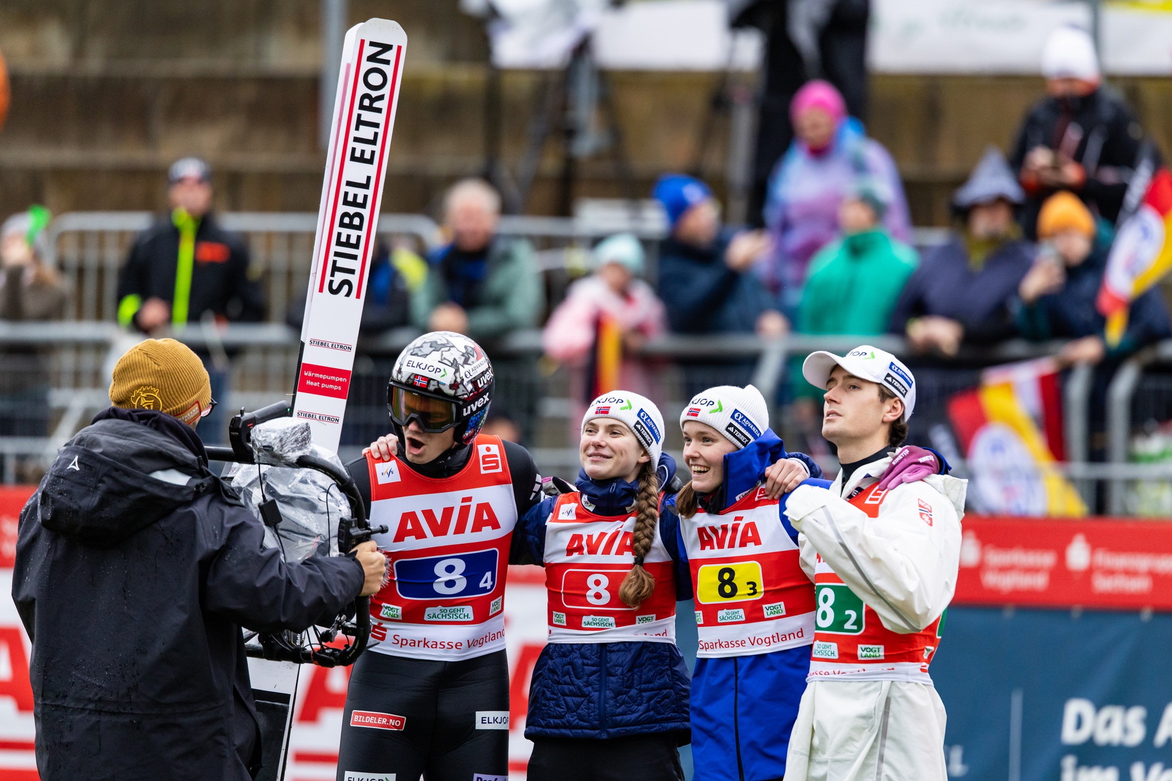 Sieger des Teamspringens: Norwegen